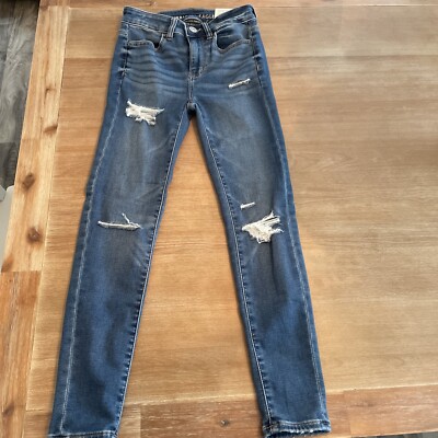 American eagle  hi-rise jegging jean size 00 short 24W  next level stretch soft
