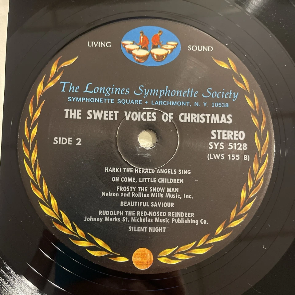 The Sweet Voices Of Christmas LP The Longines-Symphonette Mono Holiday EX!!!! Foto 3 de 4