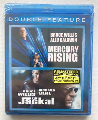 SEALED NEW Mercury Rising/The Jackal (Blu-ray Disc, 2011)