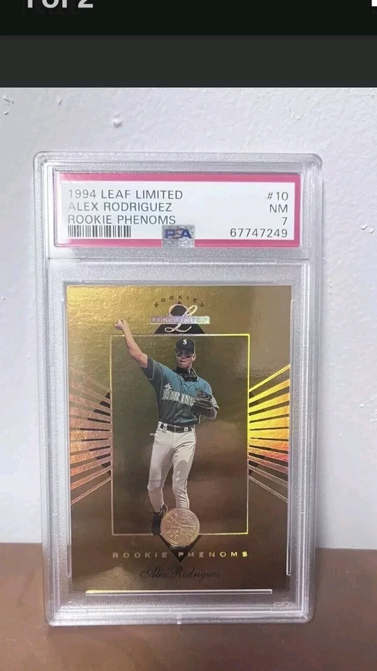 Alex Rodriguez Rookie RC 1994 LEAF LIMITED #10 💥ROOKIE PHENOMS💥 PSA 7 🔥 - Image 2 of 2