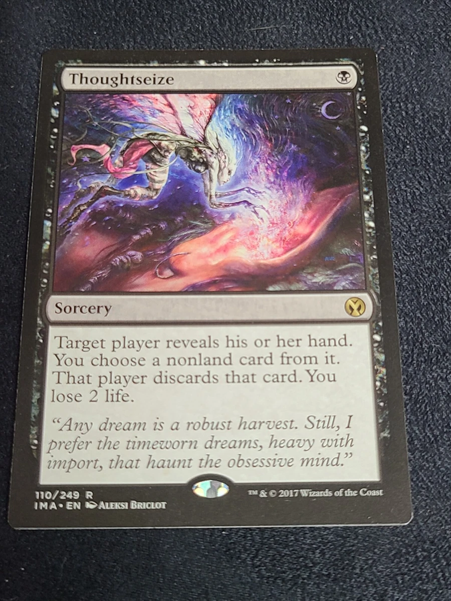 Thoughtseize Magic: The Gathering Iconic Masters Rare Collectible