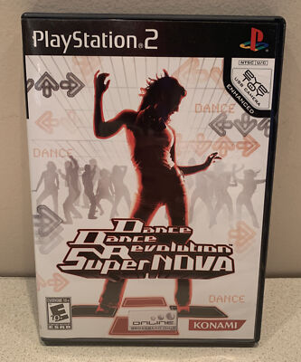 Dance Dance Revolution SuperNova (Sony PlayStation 2, 2006).  Complete w/Manual