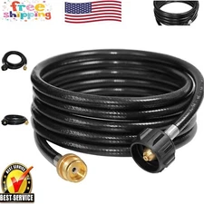Durable 12ft Brass Propane Adapter Hose with Safety Certification for Outdoors