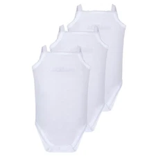 Buyless Fashion Baby Boy Girl Unisex White Tagless One Piece In Soft Cotton