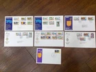 JERSEY 7 FIRST DAY COVERS 2 FULL SETS   DEFINITIVES  FDC  CAT £60