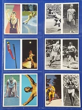 Brooke Bond PG Tips UNCUT DOUBLES -OLYMPIC CHALLENGE 1992 Full set