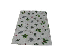 CHRISTMAS PLACEMATS HOLLY LEAVES LOT OF 4