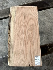 Red Oak Slab #1508, live edge, unfinished, free shipping