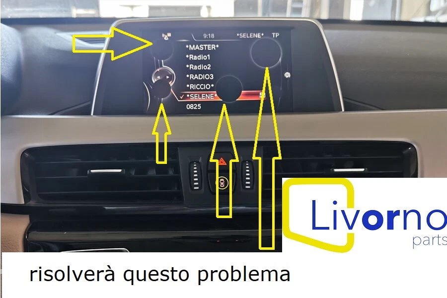 BMW X1 F48 LCD DISPLAY SCHERMO BM 9322123 8798222 8803369 NUOVO GARANZIA FATTURA - Immagine 2 di 2