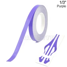 1/3" 8mm Purple Pinstriping Pin Stripe DIY Line Roll Vinyl Decal Sticker 32ft