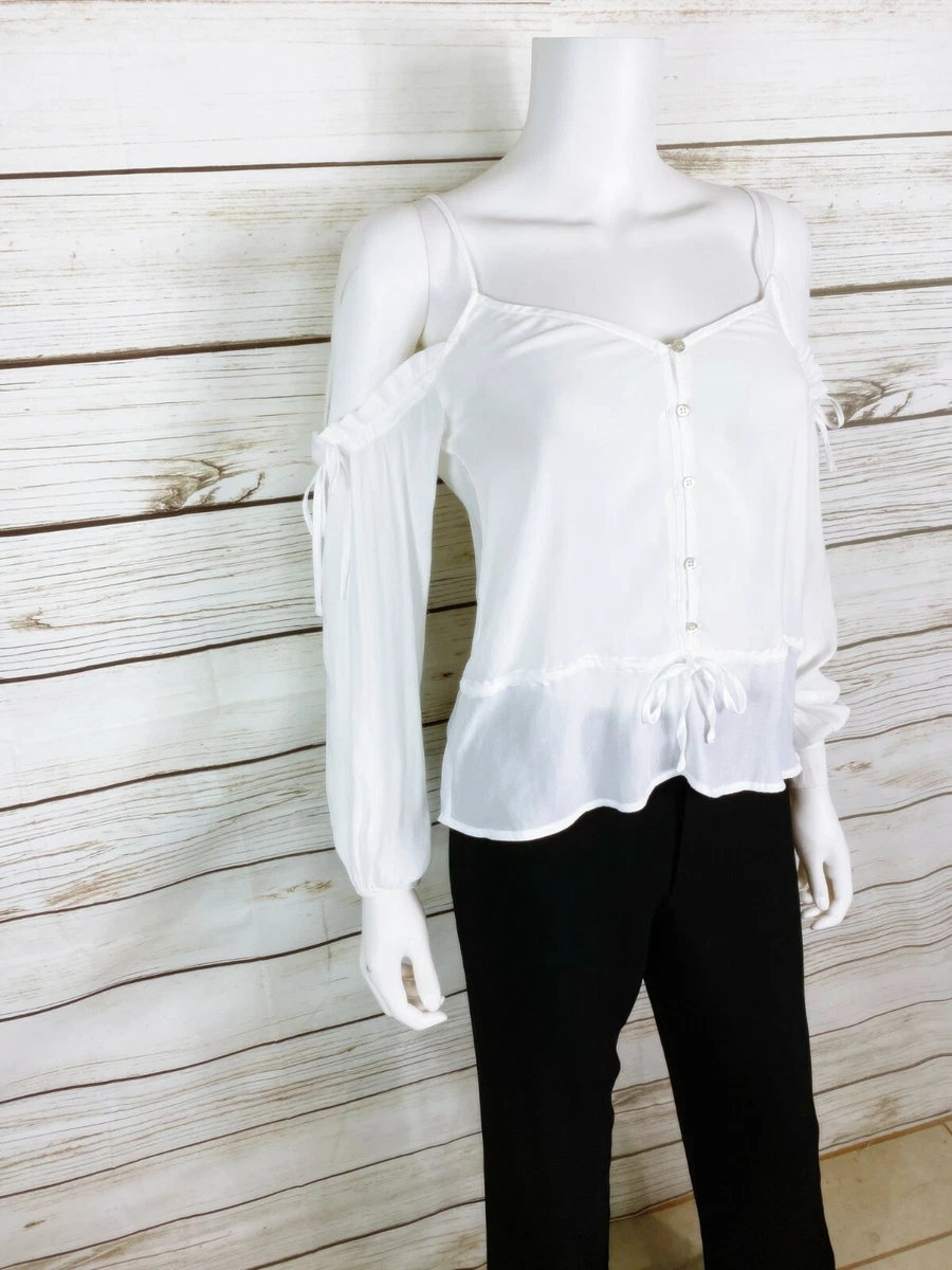 Cold shoulder tops h&m discount