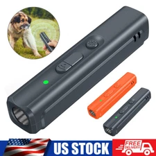 Rechargeable Ultrasonic Pet Dog Repeller Anti-Barking Stop Bark Training Device.