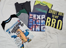 Boys 14/16 Graphic Basic T-shirts Long Sleeve Gap Old Navy Arizona Sonoma Play