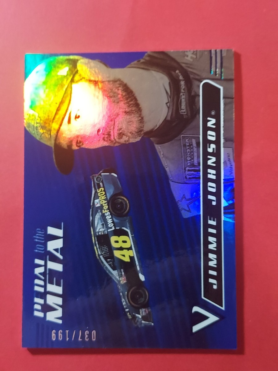 2021 Panini Chronicles Victory Pedal to the Metal Blue #12 Jimmie