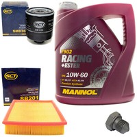 MotoröL Filter Set 10W60 4 Liter + ÖLablassschraube FüR Audi 200 Avant VW Polo