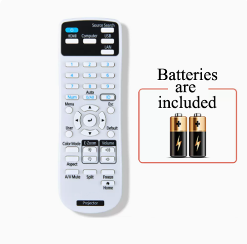 1Pc Replacement Remote Control Fits Epson Projector PowerLite EB-L200X EB-L520U - Picture 1 of 4