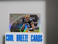 Aaron Rodgers 2021 Panini Playoff Football Behind the Numbers PRIZM Packers