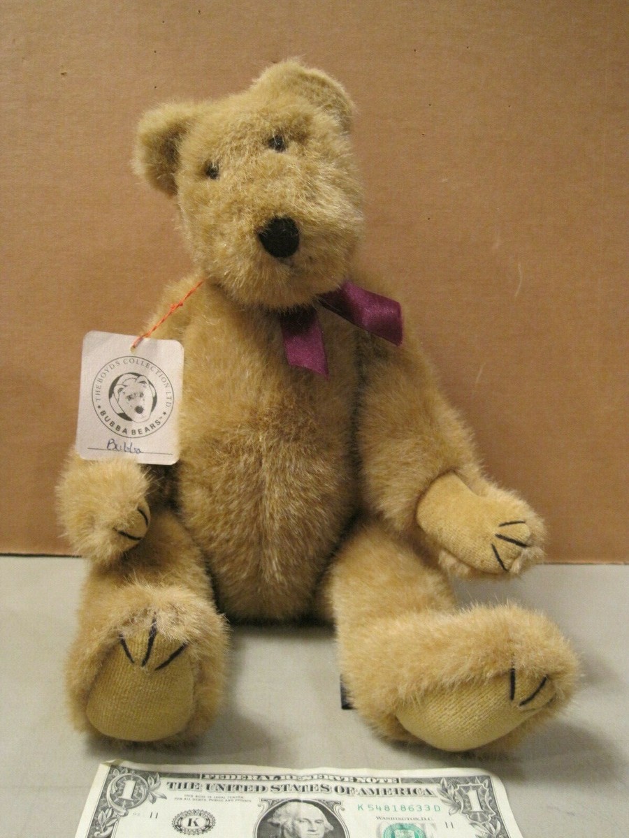 Vintage Retired 11 in Boyds Plush Bear Bubba Jointed Twist