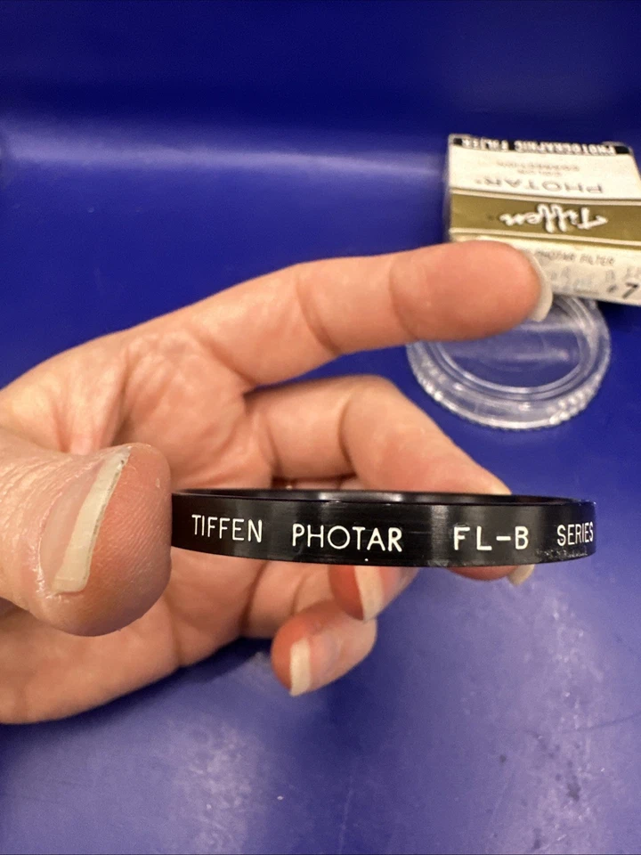 NOS Tiffen Photar Color Correction Orange FL-B Lens Filter  Series 7 VII Drop In - Image 2 of 4