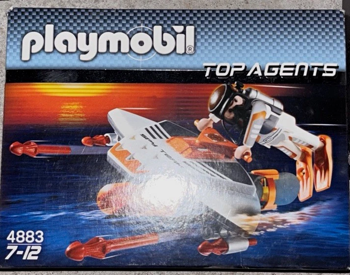 Playmobil Top Agents Hovercraft Boot Set 4883 Alter 7-12 Jahre