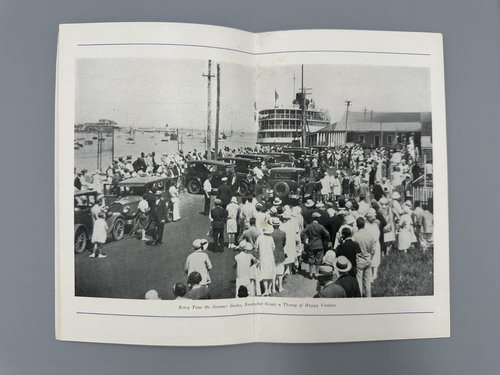 NANTUCKET 1931 New England Steamship Co LIBRO DE VIAJES Sankaty GOLF Yacht Club Mapa - Imagen 12 de 20