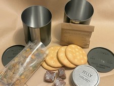 Late WWII OD C Ration SUPPER - Fully Edible, Reusable Historically Accurate