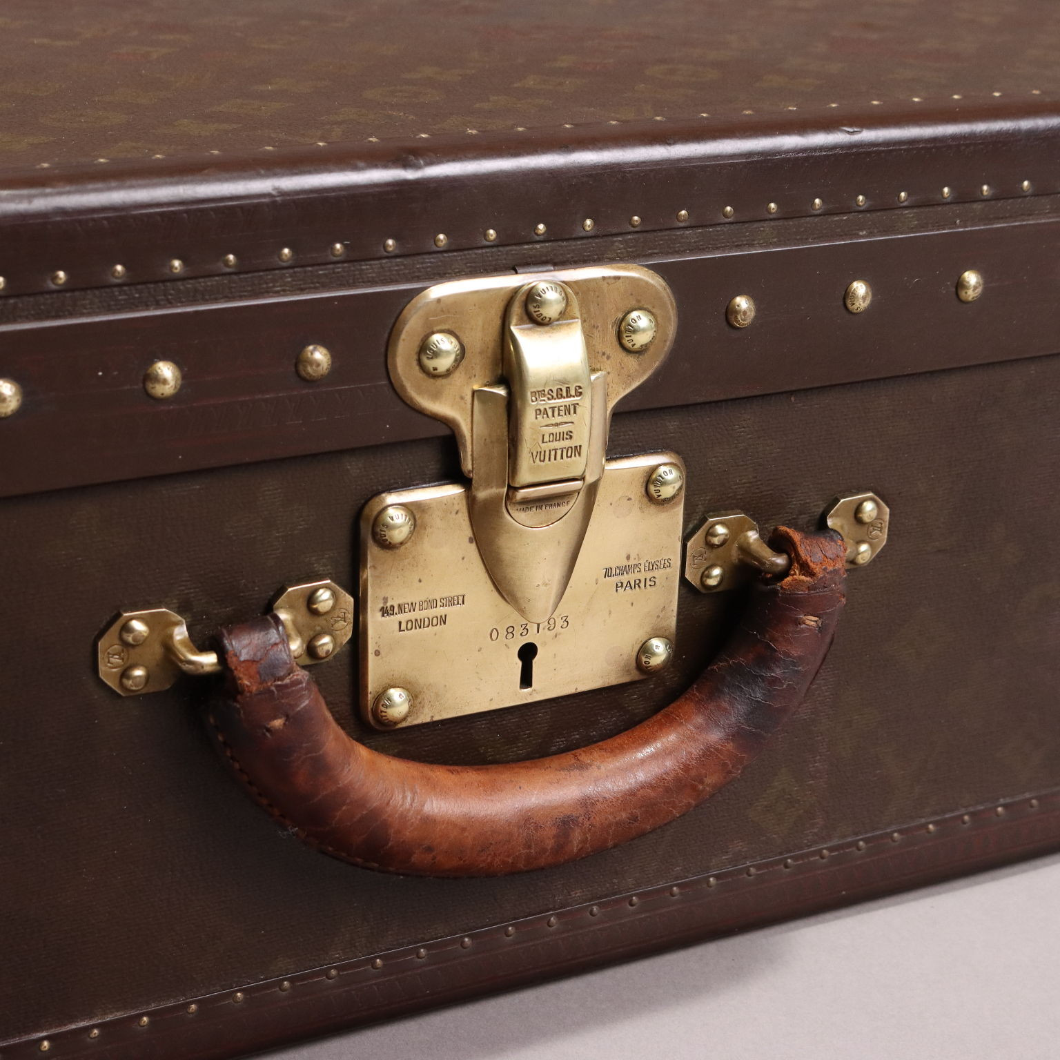 Louis Vuitton Alzer 80 Suitcase Monogram Canvas France Original image 2