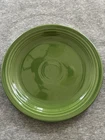 Vintage 1950's Genuine Fiesta HLC USA - 7.25" Wide Dessert Plate, Forest Green