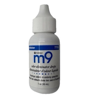 Hollister m9 Odor Eliminator Drops 1 oz Bottle New Exp 2028-2030 Colostomy New!