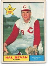 1961 Topps #456 Hal Bevan EX/NM Reds  ID:258635