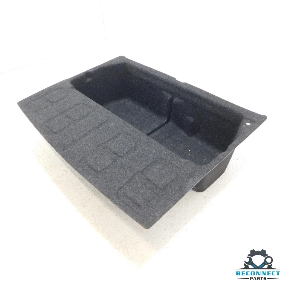 Bandeja compartimento de almacenamiento de equipaje piso maletero trasero BMW 328i M3 M4 F30 12-20 OEM Foto 3 de 4