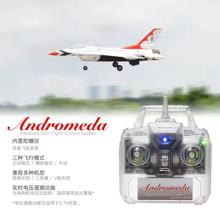 MinimumRC F-16 Thunderbird 30mm EDF Jet 2S Gyro RTF With 2 Batteries AU Stock - Image 2 of 4