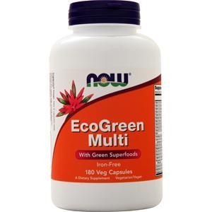 Теперь EcoGreen Multi - Не содержит железа, 180 капсул в упаковке