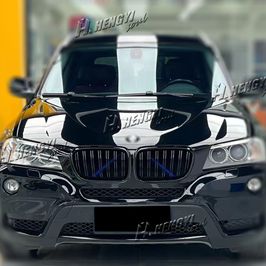 For BMW F25 X3 2011-2014 Pre-LCI Front Bumper Kidney Grille Grill Double Slats