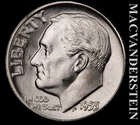 1955 Silver Roosevelt Dime - Choice Gem Brilliant Unc  Lustrous  #K1152