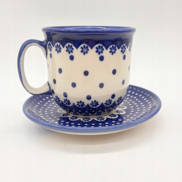 Tasse Mit Untertasse Bunzlauer Keramik 300Ml-image