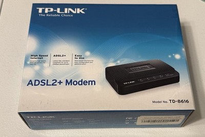 TP-LINK ADSL2+ MODEM 150Mbps WIRELESS 10/100Mbps WIRED PCI ADAPTER MODEL TD-8616