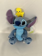 Disney Easter Stitch Plush with Yellow Bird NWT
