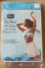 Vintage Ladies Sears Flare Leg Panties Size 11 Hips 52" Slinky Acetate