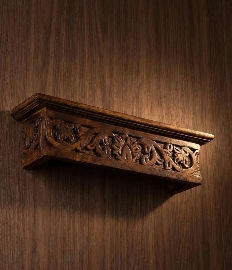 Wooden carving wall shelf/Wall bracket Wood/Hand Carved wall Hand Carved wall
Opens in a new window