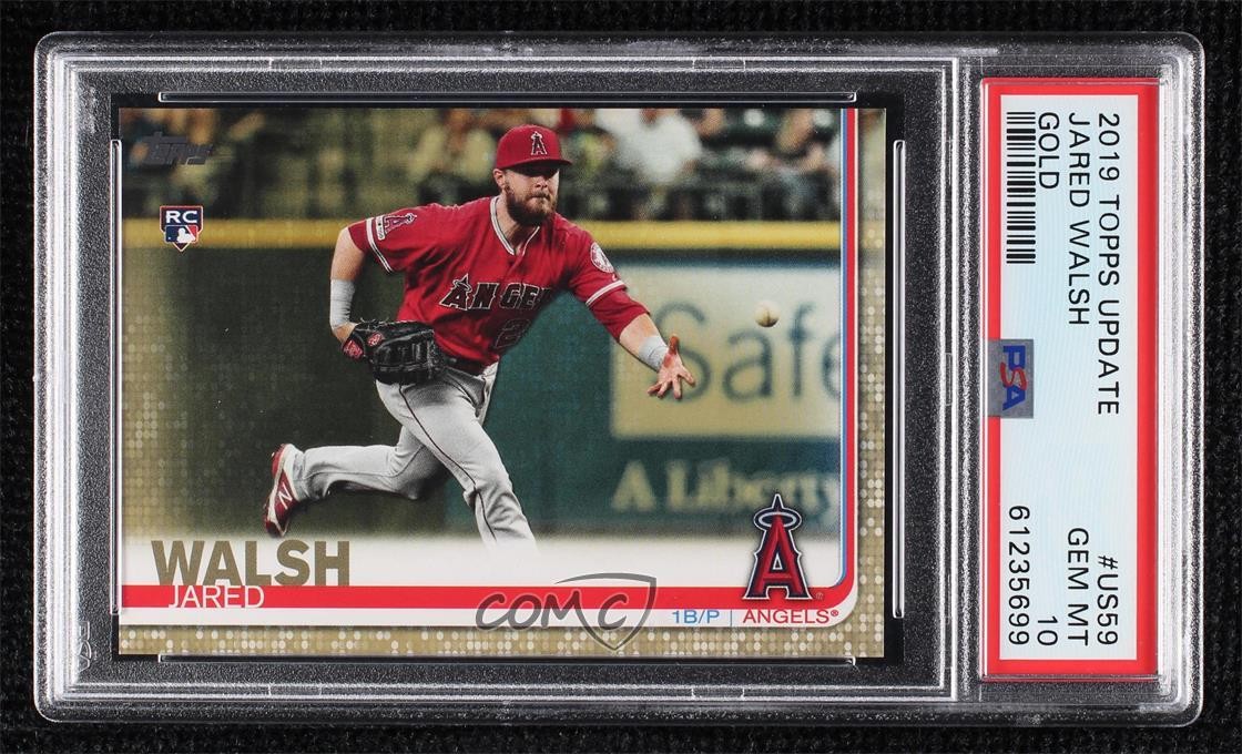 2019 Topps Update Gold 953/2019 Jared Walsh #US59 PSA 10 GEM MT 00c9