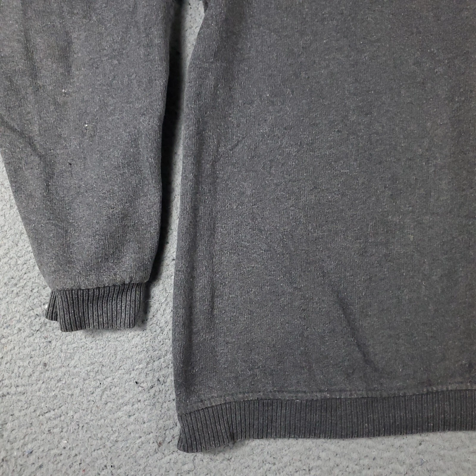 VETEMENTS Maglione Champion Ragazzo Grande Grigio Pullover Felpa con Cappuccio Bambini Giovani *