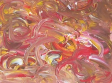 ABSTRACT 2019-197 Collectible ORIGINAL Acrylic Painting by Artist Benita Blair