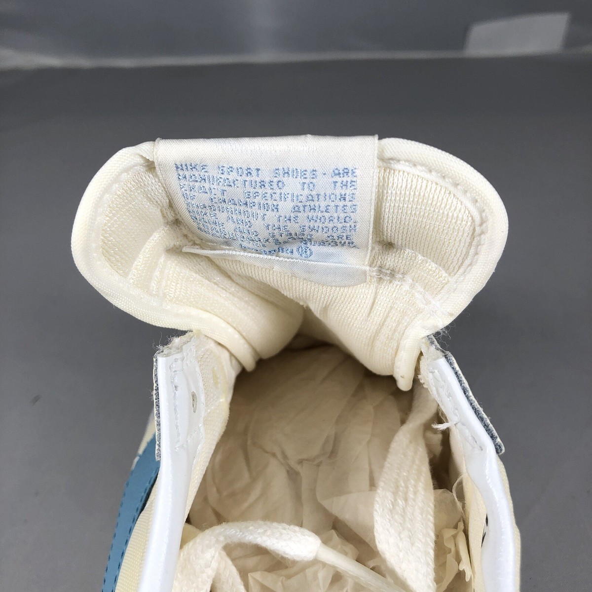 Vintage 1980's Nike Lady Gemini W/Powder Blue Size 6.5 NIB Waffle Cortez — product photo 7 of 8