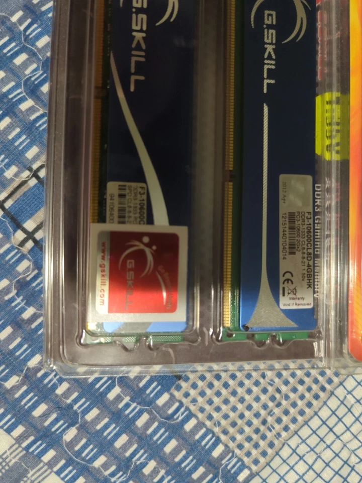 G. Skill DDR3-1333 F3-10600CL8D-4GBHK RAM 8GB (4X2GB) 1.50v Intel XMP ready - Image 4 of 4