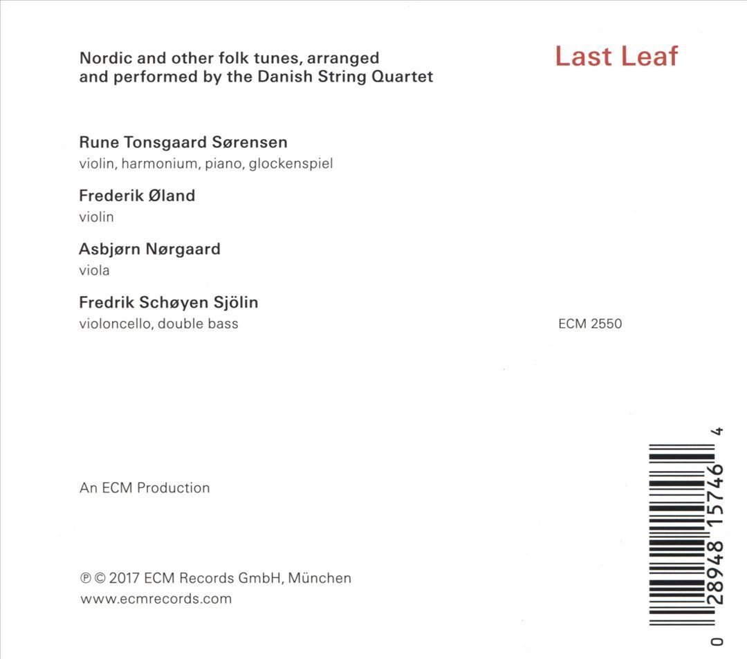 DANISH STRING QUARTET LAST LEAF NEW CD 28948157464 | eBay DANISH STRING QUARTET LAST LEAF NEW CD 28948157464 | eBay