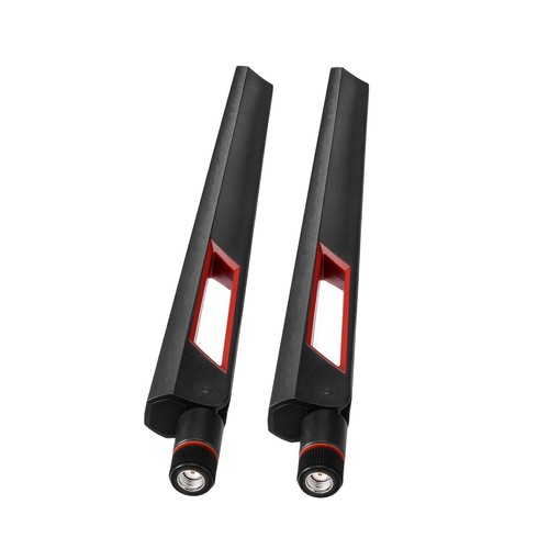 2x WiFi 6 6E Antenne Tri Band 2,4GHz 5GHz 6GHz RP-SMA für WLAN Router PC Desktop - Bild 4 von 10