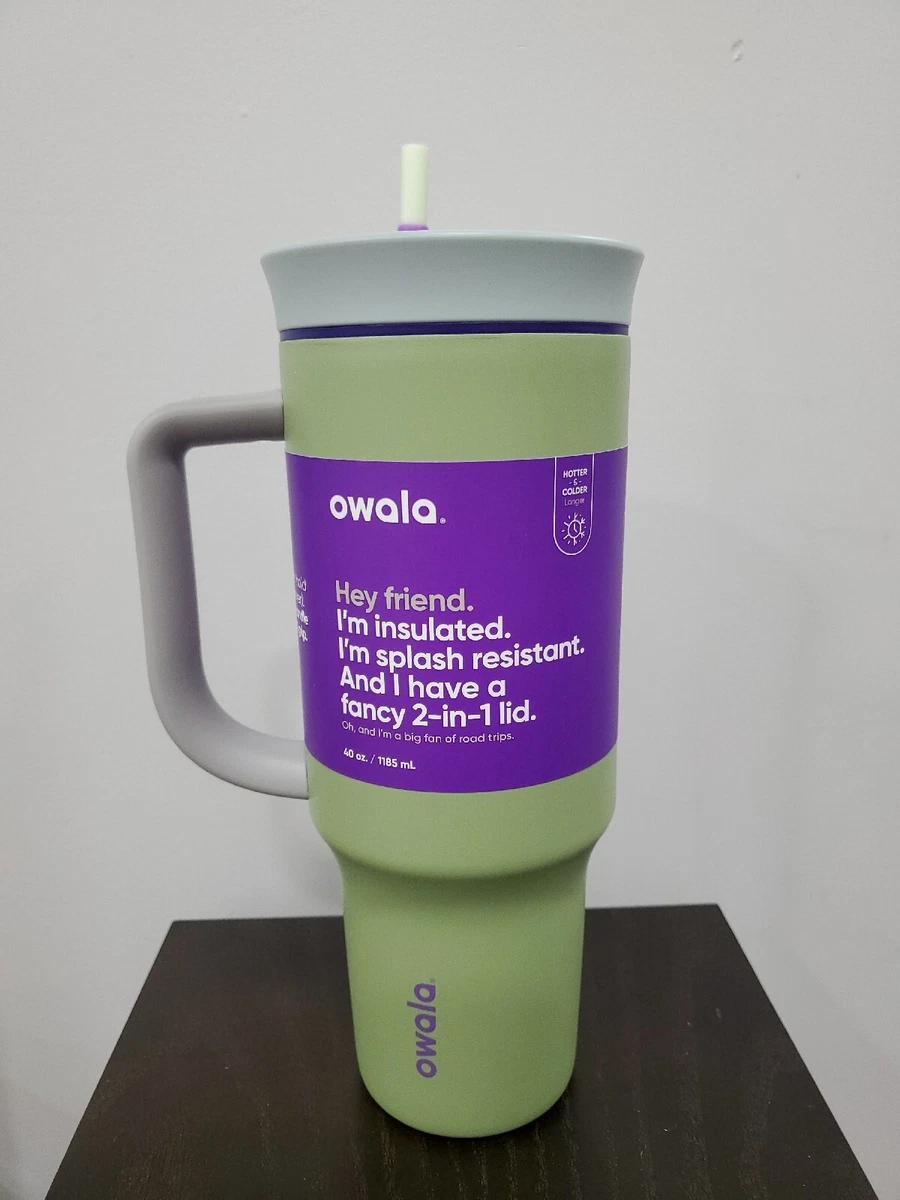 Owala 40 Ounce Tumbler Straw and Sip, Travel Mug, Hydration