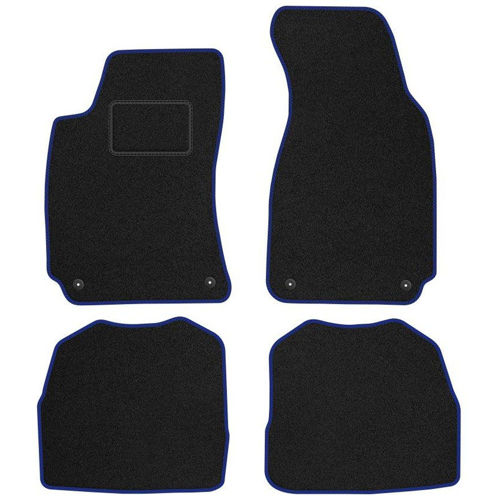 Tapis de sol sur mesure Skoda Superb I bleu pour trajets quotidiens