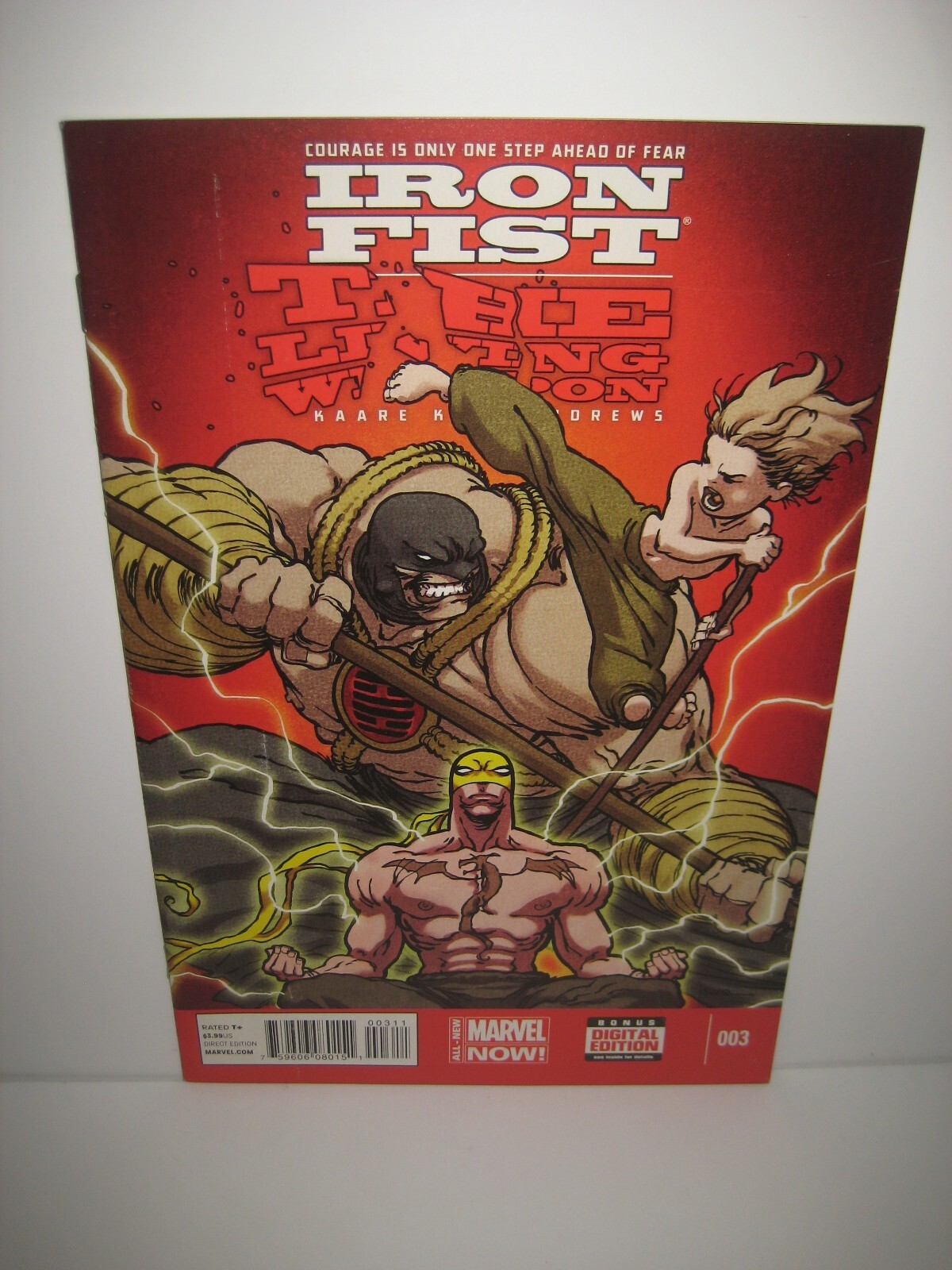 IRON FIST THE LIVING WEAPON #1 1ST PEI w/ Digital code MARVEL COMICS 2014